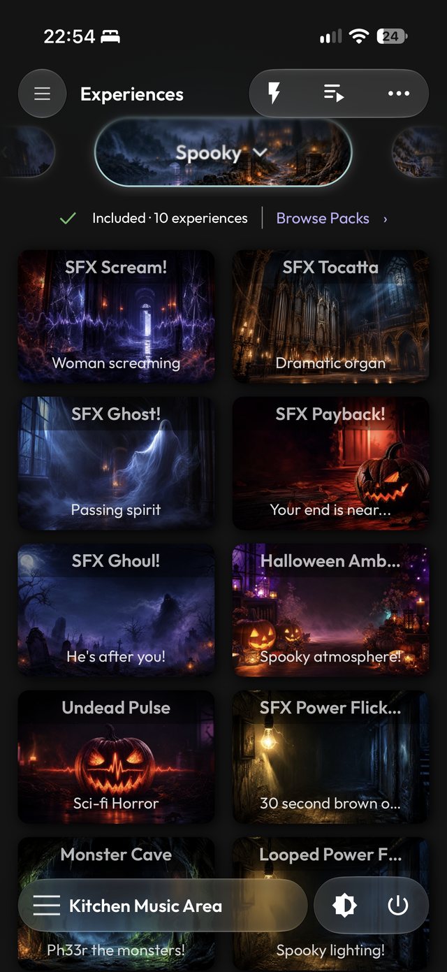 Spooky experiences collection