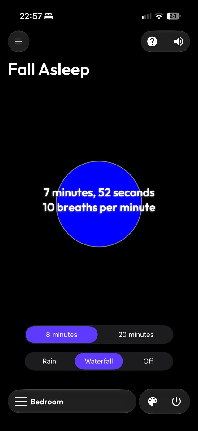 Fall Asleep breathing light