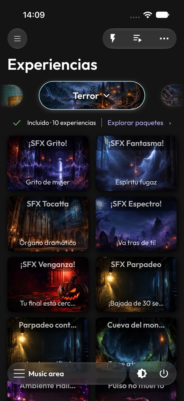 Colección de experiencias espeluznantes