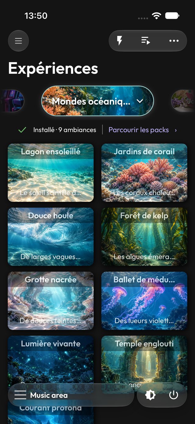 Pack d’ambiances Mondes océaniques