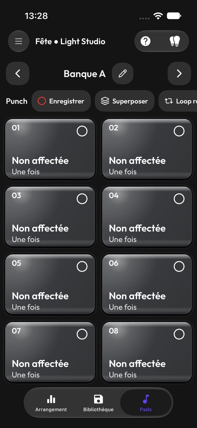 Pads DJ en direct