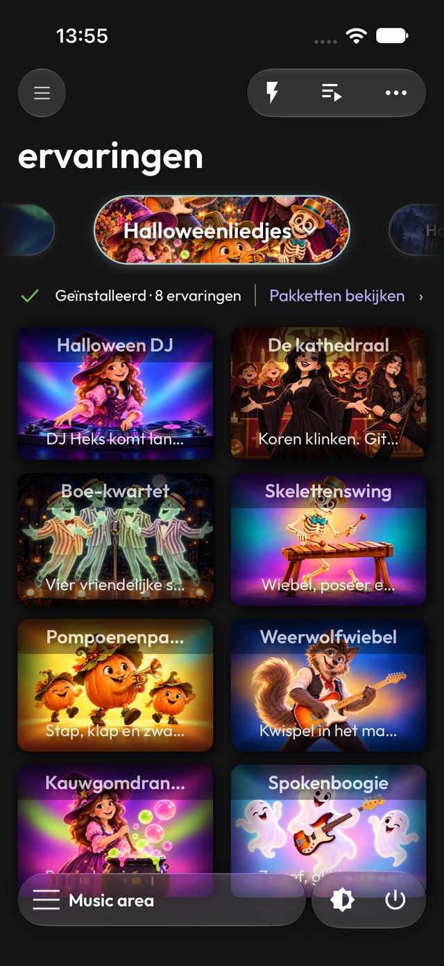 Ervaringspakket Halloweenliedjes