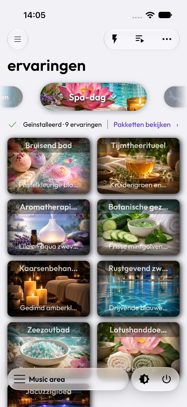 Spa-dag-ervaringspakket in lichte modus