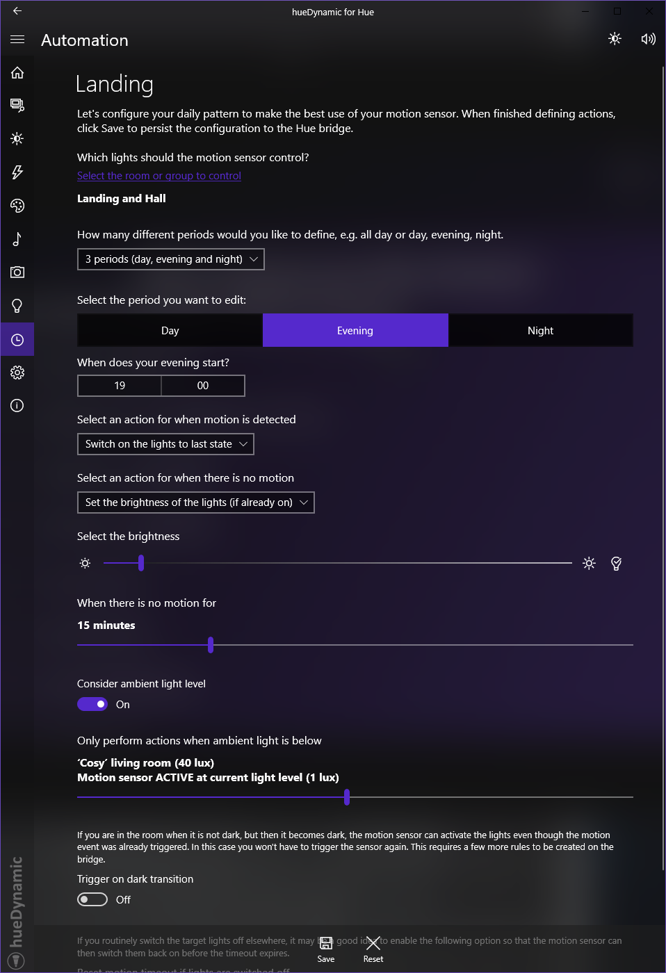 Advanced Hue Motion Sensor Programming • hueDynamic for Philips Hue
